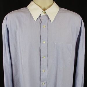 Tommy Hilfiger Striped Dress Shirt White TLC